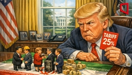 트럼프 "이란 거래시 25% 관세…관세소송 지면 수조달러 배상"