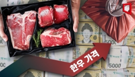 한우 집어들었다가 '깜짝'…설명절 선물세트 두 자릿수 인상