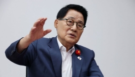 [인터뷰]국회의장 도전한 박지원 "나는 분명 친명이고 친청…석양 빨갛게 물들이겠다"