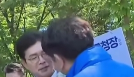 정원오 유세현장서 '아기 뽀뽀 강요' 與양천구청장 후보 "고개 숙여 사과"