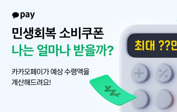 내 지원금 얼마?…카카오페이, 민생회복 소비쿠폰 계산기 출시