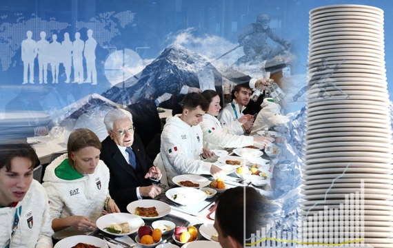 하루 피자만 1만2000조각…'에베레스트 7배' 접시 먹어 치웠다 [Data Pick]