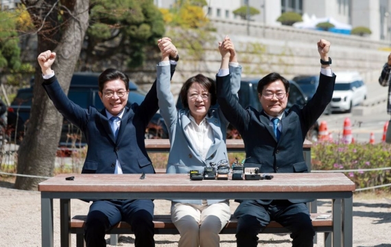 정원오·추미애·박찬대, 수도권 공동전선 구축…'2600만 수도권' 공동 공약 만들어 