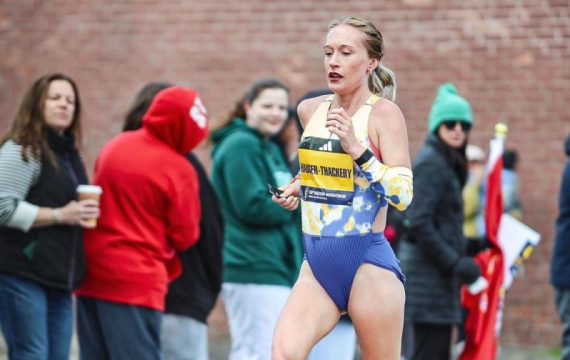 "엄마이면서 선수로서 도전" 英 선수, 임신 22주 몸으로 마라톤 풀코스 완주