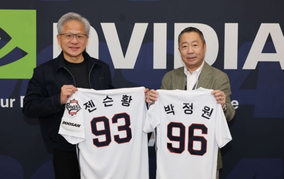 두산, 엔비디아와 AI 동맹에너지·로봇·소재 협력 확대