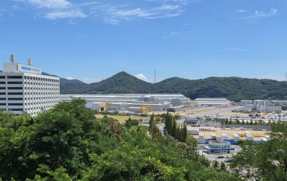 [르포]'축구장 6개 크기' 두산에너빌 SMR 전용공장, 첨단 스마트팩토리로 지어진다