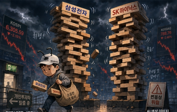 "오를 줄 알았는데…주식 안 할란다" 삼전닉스 흔들리자 개미들 결국 떠났다