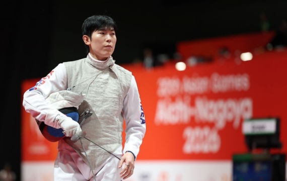 Yun Jeonghyeon获亚运会男子花剑个人赛铜牌……“击剑队首枚奖牌”