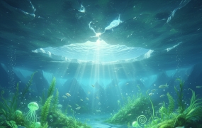 하얀 얼음 밑 초록 생명들…북극 땅서 처음 생태계 확인