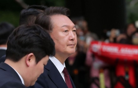 윤석열 탈당 "오늘 국민의힘 떠난다, 김문수에 힘 모아달라"