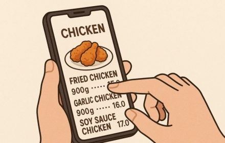 치킨 한마리 맞아? 이젠 주문할때 메뉴판 'g' 확인하세요