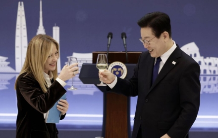 Lee: "Let's Surpass $10 Billion in Trade" ? Meloni, Italian PM: "Strategic Tech Cooperation"