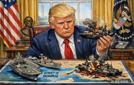 트럼프 '호르무즈 군함 파견' 요청…靑 "한미 긴밀 소통, 신중 판단"