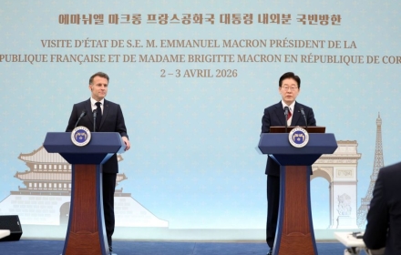 韓·佛 '글로벌 전략적 동반자' 격상…"호르무즈 수송로 협력" 