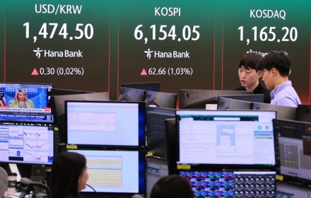 코스피, 장중 6200선 돌파…코스닥도 상승