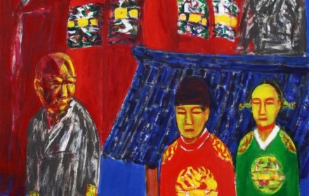 [갤러리 산책]붉은 옷, 검은 선…상처의 얼굴로 돌아온 단종