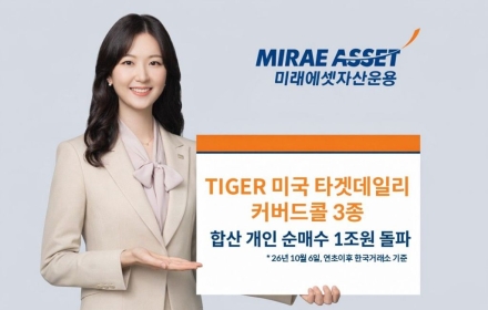 'TIGER 미국 타겟데일리커버드콜' ETF 3종, 연초 이후 개인순매수 1조원 돌파