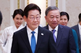 인도 순방 마친 李, 베트남 도착…정상회담서 원전·공급망 협력 논의