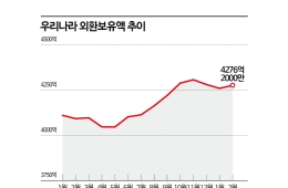 30억달러 외평채 발행 영향…외환보유액, 석 달 만에 증가 전환