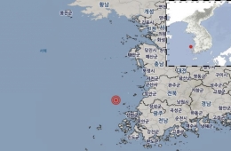 전남 영광 서북서쪽 바다서 규모 3.0 지진…기상청 "피해 없을 듯"