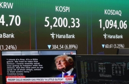 '전쟁·유가 쇼크'에 휘청…코스피, 5.96% 하락 마감