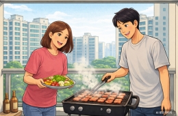 "베란다에서 삼겹살 민폐인가요?"…SNS에서 누리꾼 '갑론을박' 