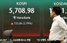 '트럼프 한달 휴전 제안'에 시장 반색…코스피 3% 강세