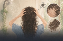 샴푸 안 쓰면 毛 어때?