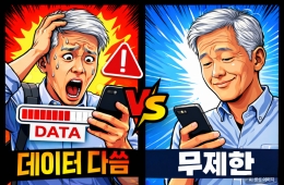 "휴대폰 데이터 다 써도 안 끊긴다"