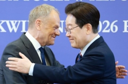 李대통령 "폴란드와 중동위기 공급망 협력"…폴란드 총리 "힘 합쳐야"