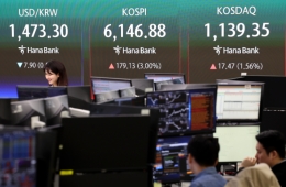 코스피, 0.95% 올라 6160선…코스닥도 상승