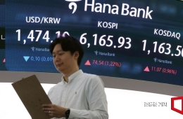 코스피, 0.95% 올라 6160선…코스닥도 상승