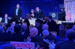 Loud Bang Suspected as Gunfire at Correspondents' Dinner Attended by Trump... Trump Escorted to Safety