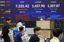코스피, 개장 후 7500선 돌파