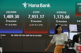 코스피 장중 8000포인트 돌파…8002.66P