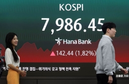 7900 머무르는 코스피…코스닥은 하락 전환