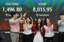 코스피, '팔천피' 닿았다 7400선으로…코스닥도 5%↓