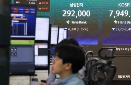 코스피, 외국인 '팔자'에 장중 7600선까지 하락