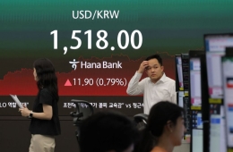 '외국인 매도·엔화약세·유가 상승' 3중고…환율 11.1원 급등 마감