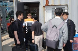 경찰 '서소문 고가 붕괴' 압수수색, 11시간 만에 종료