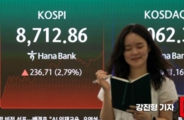 코스피 8700 돌파…신고가 경신