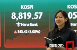  KOSPI Surpasses 8,800... Sets Another All-Time High