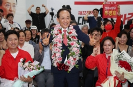 国民力量党Choo Kyungho击败执政党Kim Boo-kyum，当选大邱市长已成定局