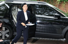 한성숙 국무총리 후보자 첫 출근