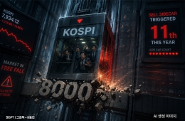 코스피, 676.18P 내린 7484.41 마감(8.29%↓)