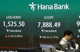 코스피, 다시 8000선 아래로…'롤러코스터' 장세 지속