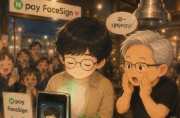 "얼굴만 대니 끝났어요"…'젠슨황' 식사값 낸 그 기술