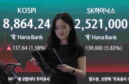 코스피 8864선, 사상 최고가 마감…SK하이닉스 신고가 랠리