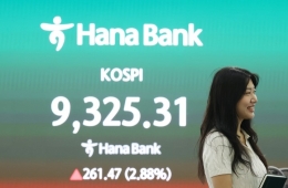 코스피, 장중 사상 첫 9300선 돌파