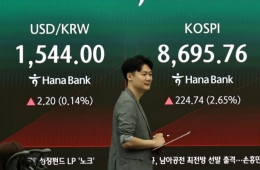 코스피 장중 9000선 회복…코스닥은 2%대 하락